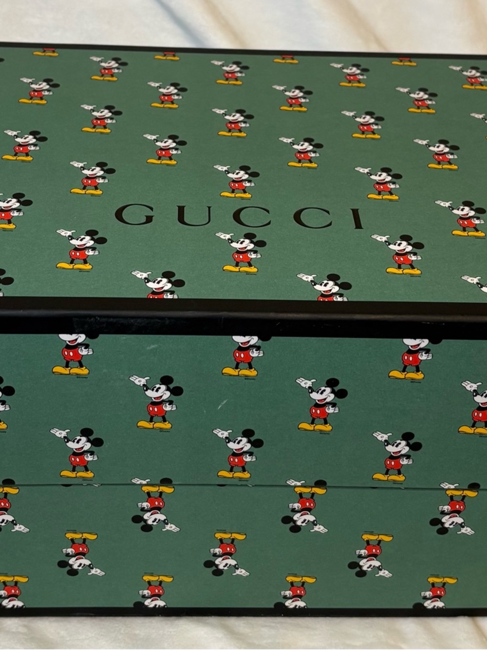 Limited Edition Gucci x Disney Mickey Mouse Print Storage Box /12”x16.5”x9”